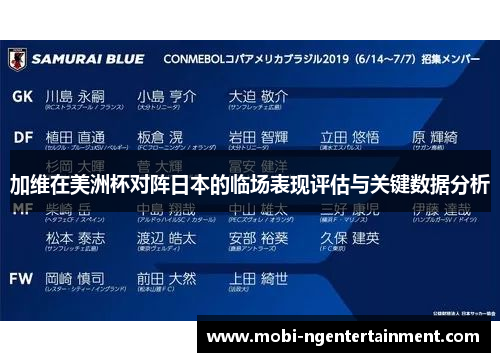 加维在美洲杯对阵日本的临场表现评估与关键数据分析 加维在美洲杯对阵日本的临场表现评估与关键数据分析