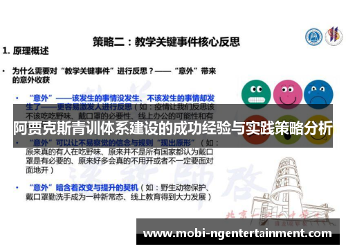 阿贾克斯青训体系建设的成功经验与实践策略分析 阿贾克斯青训体系建设的成功经验与实践策略分析